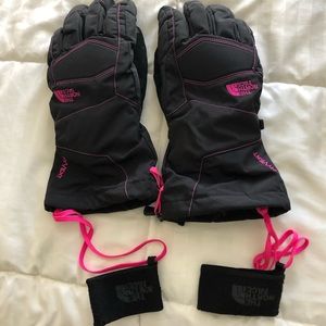 The north face waterproof gloves